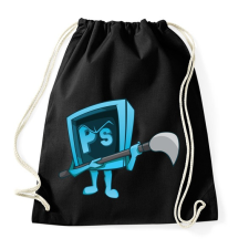 PRINTFASHION Brush - Sportzsák, Tornazsák - Fekete tornazsák