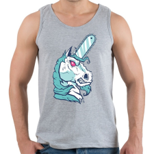 PRINTFASHION Brutál unikornis - Férfi atléta - Sport szürke atléta, trikó