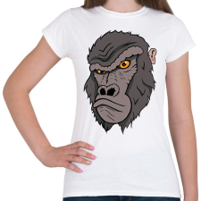 PRINTFASHION Bruti a gorilla - Női póló - Fehér női póló