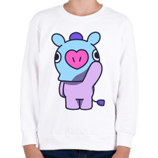 PRINTFASHION BT21 - Gyerek pulóver - Fehér