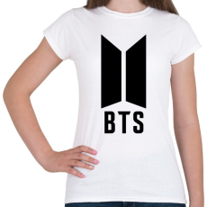 PRINTFASHION BTS black - Női póló - Fehér