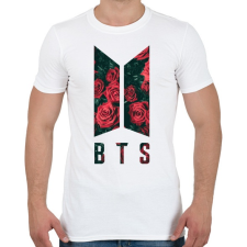 PRINTFASHION BTS - Férfi póló - Fehér férfi póló