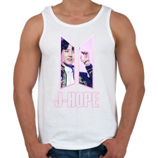 PRINTFASHION BTS J-hope - Férfi atléta - Fehér atléta, trikó