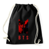 PRINTFASHION bts-jhope - Sportzsák, Tornazsák - Fekete