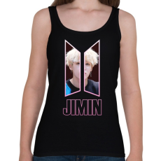 PRINTFASHION BTS Jimin 2 - Női atléta - Fekete