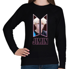 PRINTFASHION BTS Jimin 2 - Női pulóver - Fekete