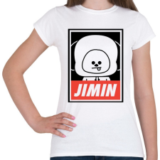 PRINTFASHION BTS JIMIN - Női póló - Fehér női póló