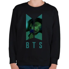 PRINTFASHION bts-Jungkook - Gyerek pulóver - Fekete gyerek pulóver, kardigán