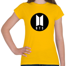 PRINTFASHION BTS kör - Női póló - Sárga női póló