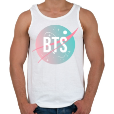 PRINTFASHION BTS NASA - Férfi atléta - Fehér