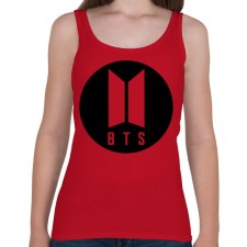 PRINTFASHION BTS - Női atléta - Cseresznyepiros női trikó