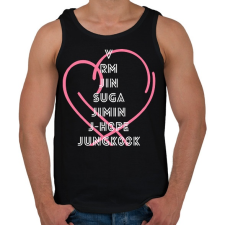 PRINTFASHION BTS PERSONA 2 - Férfi atléta - Fekete atléta, trikó