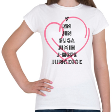 PRINTFASHION BTS PERSONA - Női póló - Fehér