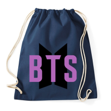 PRINTFASHION BTS - Purple - Sportzsák, Tornazsák - Sötétkék tornazsák