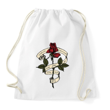 PRINTFASHION BTS rózsa - Sportzsák, Tornazsák - Fehér tornazsák