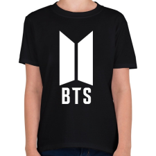 PRINTFASHION BTS white - Gyerek póló - Fekete gyerek póló