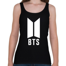 PRINTFASHION BTS white - Női atléta - Fekete