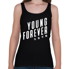 PRINTFASHION BTS Young forever - Női atléta - Fekete atléta, trikó