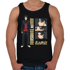 PRINTFASHION Bucchigiri?! - Araji Tomobishi - Férfi atléta - Fekete