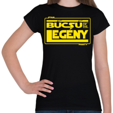 PRINTFASHION bucsu-of-the-legeny-yellow - Női póló - Fekete