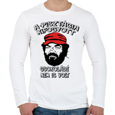 PRINTFASHION Bud Spencer 01 - Férfi hosszú ujjú póló - Fehér férfi póló