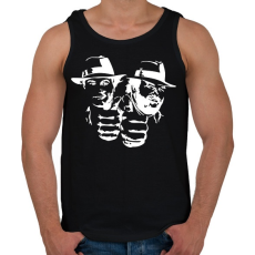 PRINTFASHION Bud Spencer and Terence Hill - White - Férfi atléta - Fekete