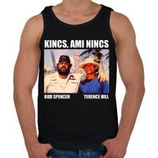 PRINTFASHION Bud Spencer és Terence Hill - Férfi atléta - Fekete atléta, trikó