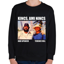 PRINTFASHION Bud Spencer és Terence Hill - Gyerek pulóver - Fekete gyerek pulóver, kardigán