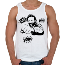 PRINTFASHION Bud Spencer - Férfi atléta - Fehér atléta, trikó
