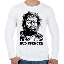 PRINTFASHION bud spencer - Férfi hosszú ujjú póló - Fehér férfi póló