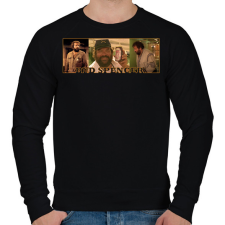 PRINTFASHION Bud Spencer - Férfi pulóver - Fekete férfi pulóver, kardigán
