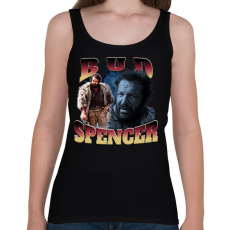 PRINTFASHION Bud Spencer - Női atléta - Fekete