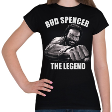 PRINTFASHION Bud Spencer - Női póló - Fekete női póló