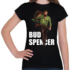 PRINTFASHION Bud Spencer  - Női póló - Fekete női póló