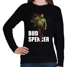 PRINTFASHION Bud Spencer - Női pulóver - Fekete női pulóver, kardigán