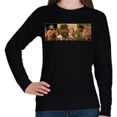 PRINTFASHION Bud Spencer  - Női pulóver - Fekete