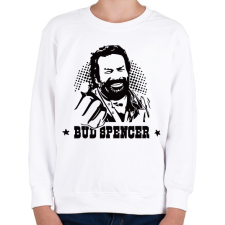 PRINTFASHION Bud Spencer öklös póló - Gyerek pulóver - Fehér gyerek pulóver, kardigán