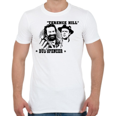 PRINTFASHION Bud Spencer Terence Hill - Férfi póló - Fehér