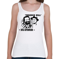 PRINTFASHION Bud Spencer Terence Hill - Női atléta - Fehér