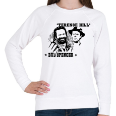 PRINTFASHION Bud Spencer Terence Hill - Női pulóver - Fehér