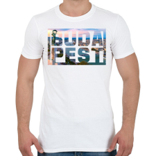 PRINTFASHION Budapest 4 - Férfi póló - Fehér férfi póló