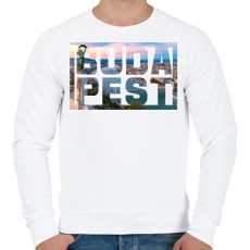 PRINTFASHION Budapest 4 - Férfi pulóver - Fehér