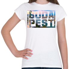 PRINTFASHION Budapest 4 - Női póló - Fehér