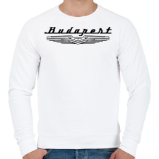 PRINTFASHION budapest-ikarus-black - Férfi pulóver - Fehér férfi pulóver, kardigán