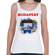 PRINTFASHION Budapest - Női atléta - Fehér