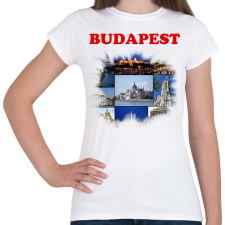 PRINTFASHION Budapest - Női póló - Fehér női póló