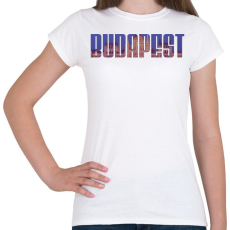 PRINTFASHION Budapest - Női póló - Fehér