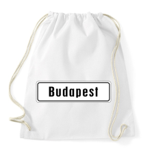 PRINTFASHION budapest - Sportzsák, Tornazsák - Fehér tornazsák