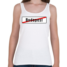 PRINTFASHION budapest-vege - Női atléta - Fehér