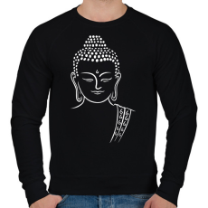 PRINTFASHION buddha - Férfi pulóver - Fekete